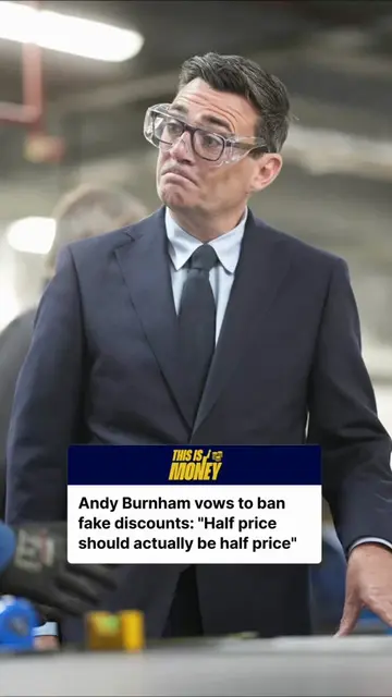 Andy Burnham to ban fake discounts that mislead shoppers 🛍️⚠️ Prime Minister An