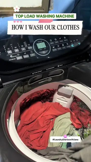 TOP LOAD WASHING MACHINE TUTORIAL #LaundryDiarieswithJane #panasonicwashingmachi