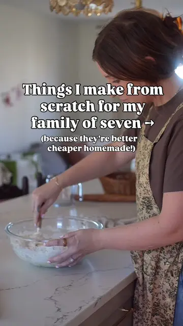 As a mom of five, I used to rely way too much on store bought items. I used to t