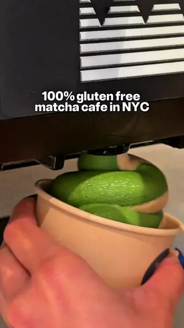 There’s an 100% gluten free matcha cafe in NYC with matcha brownies, donuts, cak