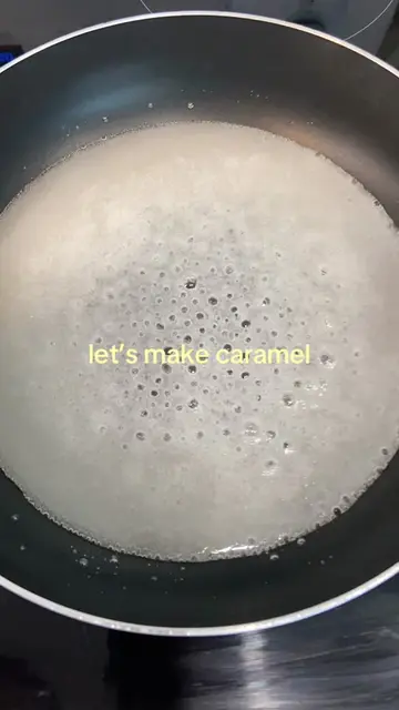 quick and easy hard caramel i use for flan, praline, upside down banana bread, e