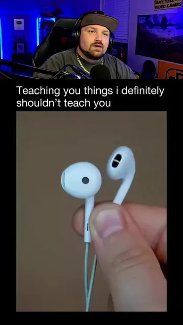 POC: Fake DIY Airpods hack? 🤔 #DIY #LifeHack #airpods #fyp #viral 