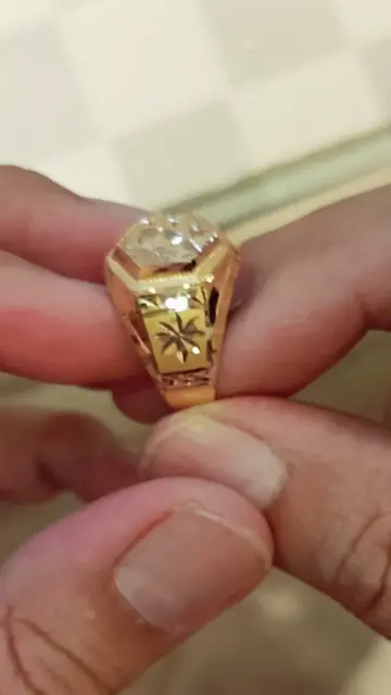 part 2. weight 3.5 gram beautiful handicrafts satisfying new jents goldring engr