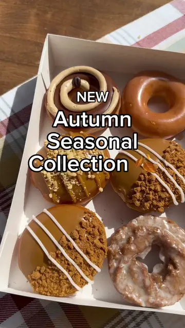Falling for this NEW doughnut lineup! 🍂🍩 Meet the Autumn Seasonal collection f