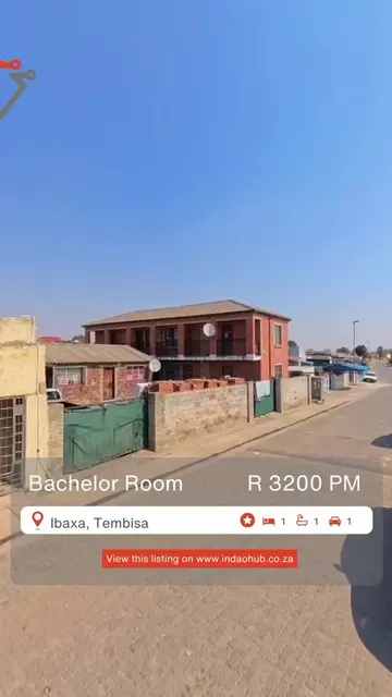Bachelor Room for Rent – Ibaxa Section, Tembisa 💰 Rent: R3,200 per month 🔒 Ref