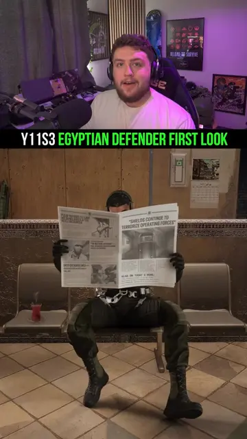 Ubisoft just shared our FIRST LOOK at the Y11S3 Egyptian defender in Rainbow Six
