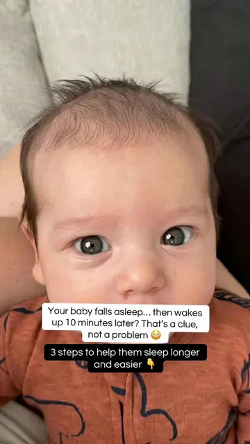 Your baby falls asleep… then wakes up 10 minutes later 😭 It feels like bedtime 