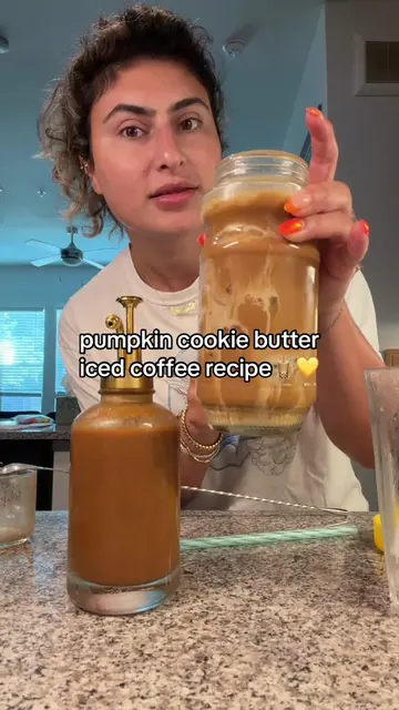 Pumpkin cookie butter iced coffee💛🧋 @Nespresso @Nestlé @Nespresso USA @NESCAFÉ