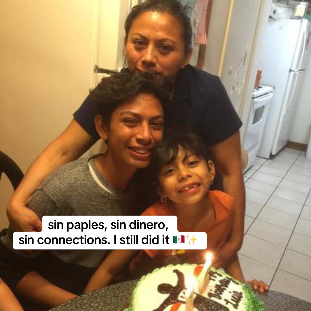 Often times, I cry when I see myself & my story. The journey of much sacrificios