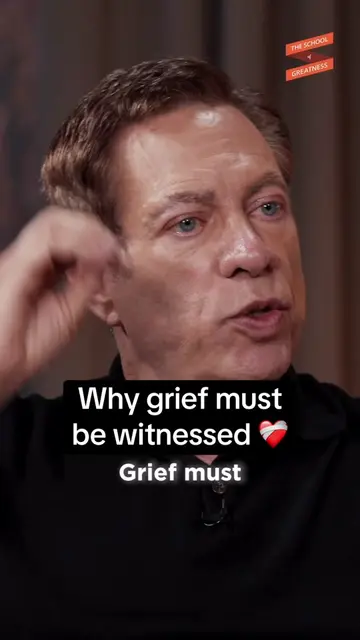 Why grief must be witnessed 🤯 World-renowned grief expert, author & speaker Dav