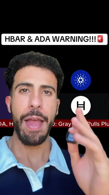 HBAR & ADA WARNING!!!🚨#hbar #hedera #cardano #ada #crypto 