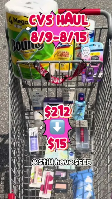 🚨 CVS Haul 8/9-8/15 🚨  $212.21 worth of products for a $10.69 FINAL COST after