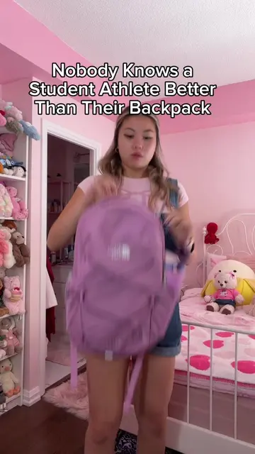 My backpack basically tells the story of my life. 😂🎒 Every item has a purpose 