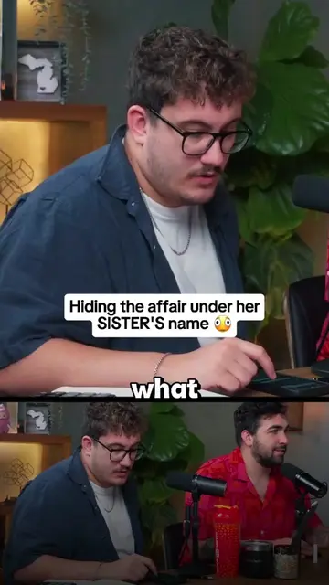 Hiding the affair under her SISTER'S name 😮 #toxicrelationships #caughtcheating