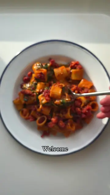 Send this to your boyfriend. Let him cook ep.5 - Calabrian Sausage Rigatoni Ingr