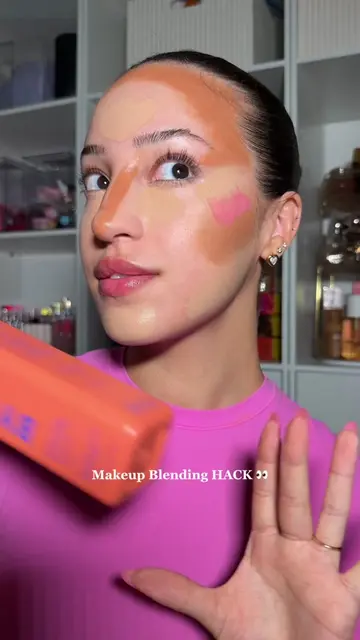 I just had to try this VIRAL Makeup Blending HACK that I saw @Lauren Wilensky do