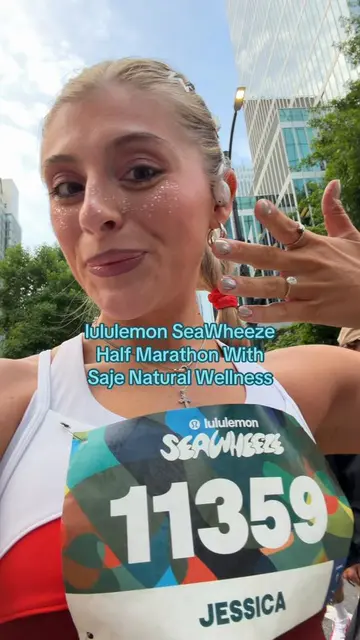 Finish line tears 🥹⚡️🏃🏼‍♀️‍➡️ #SeaWheeze2026 was a reminder of why I love run