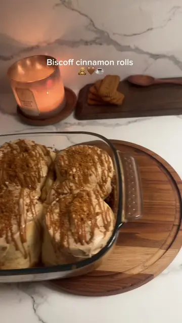 Biscoff Cinnamon Rolls 🤎✨ Dough 240ml warm milk 2¼ tsp instant yeast 50g sugar 
