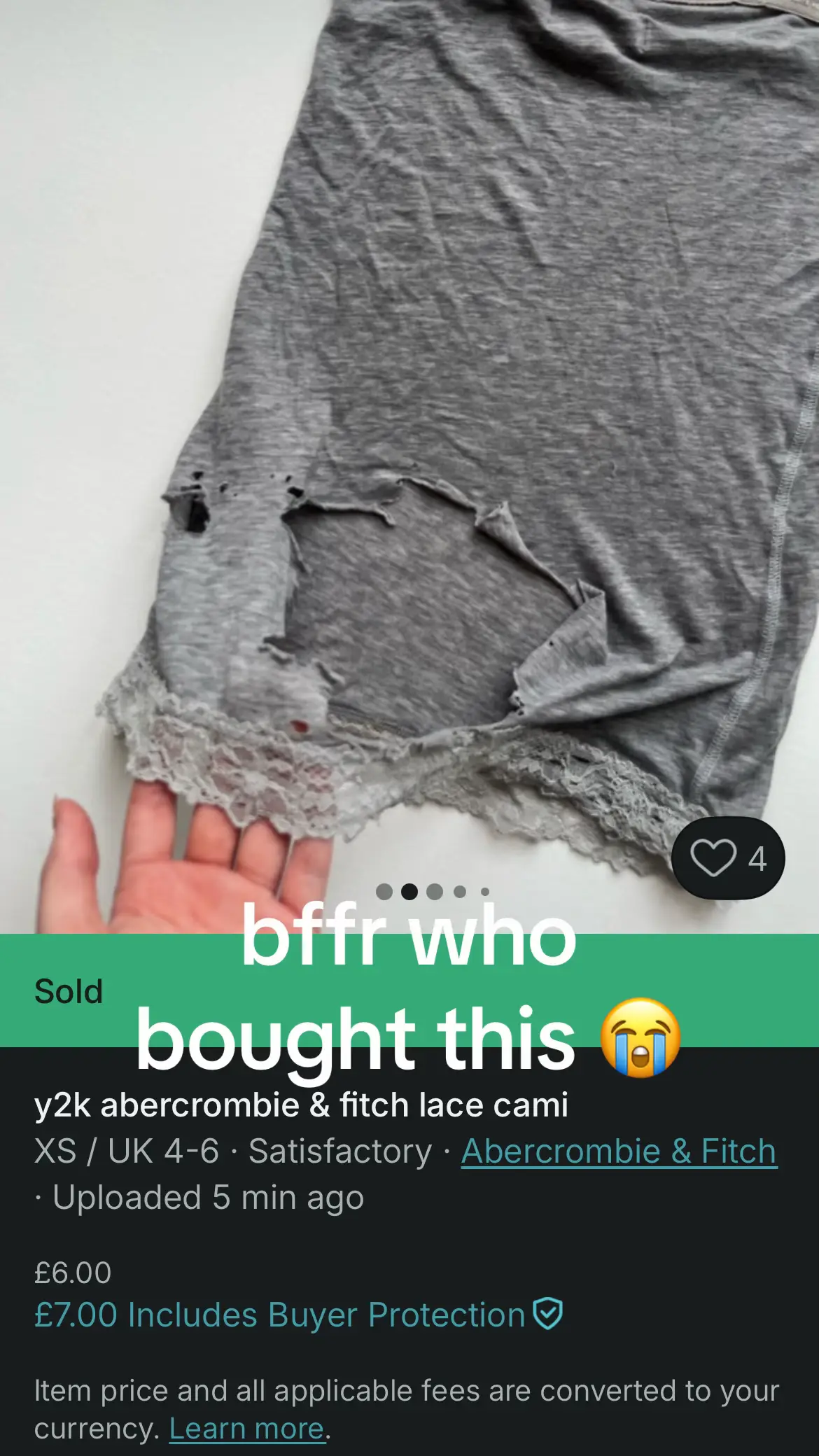 not a chance anyone would have even considered buying this if it was wasn’t aber
