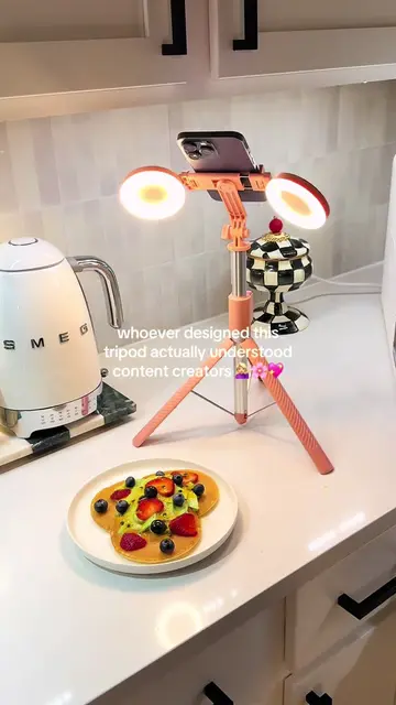 this tripod literally has everything 😭 extends up to 67”, built-in removable fi
