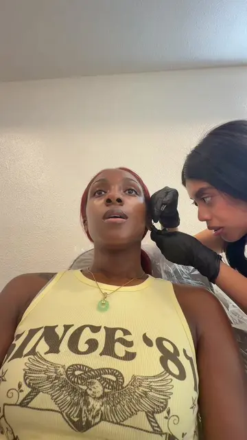 Come with me to get 3 new ear piercings at truly blessed jewels🤩🤎✨ #earpiercin
