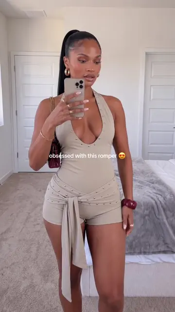 this halterneck romper is everything 😍. #romper #halterneck #ootn #tiktokshoppi