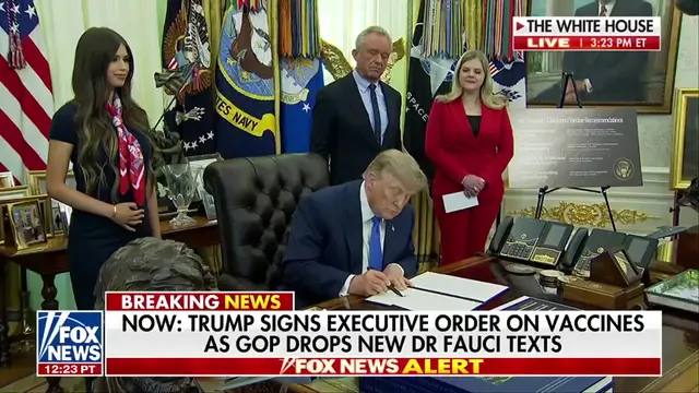 BREAKING: President Trump signs an executive order establishing new “gold standa