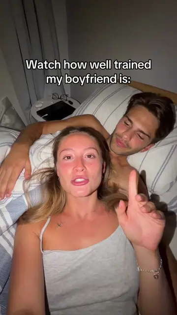 I have an extremely well trained boyfriend 🤣 #boyfriend #boyfriendgoals #couple