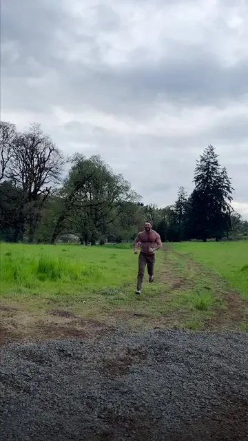 Terrified Aussie puppy is SO happy to have a real home that she jumps for joy ov