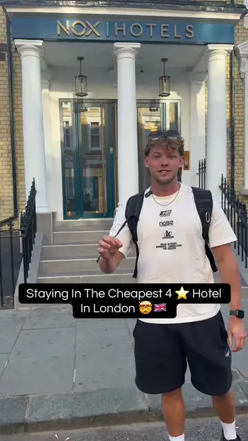 Staying in the cheapest 4 star hotel in London, Just £59!! 🤩🇬🇧 #london #hotel