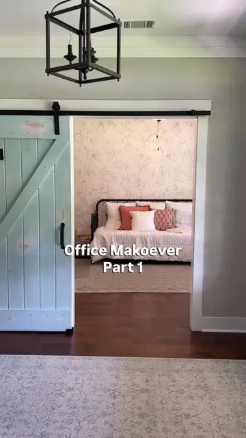 OFFICE MAKEOVER — PART 1 ✨🤍 We officially said goodbye to the guest room and tu