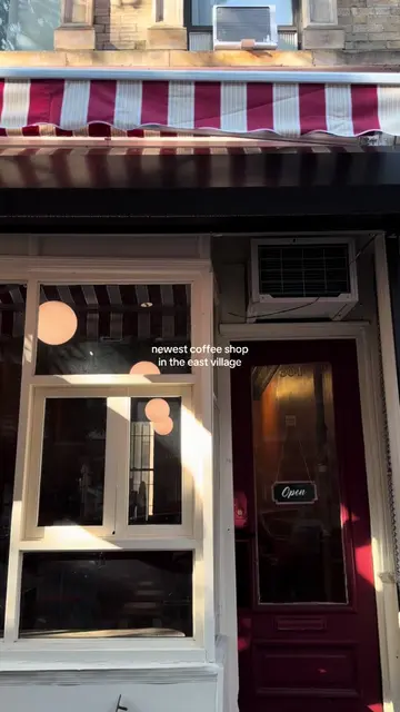 newest coffee shop in the east village  #nyc #newyork #eastvillage #coffee #cafe