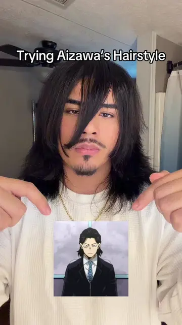 I fw this one. How did I do? #aizawa #hairstyle #longhairmen #hairstyleideas #mi