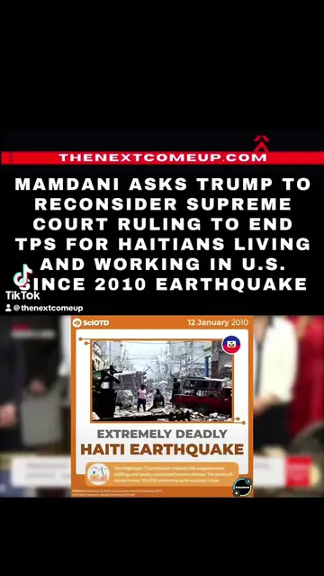 NYC Mayor Zohran Mamdani Proposes Trump Reconsider TPS for Haitians Living in NY