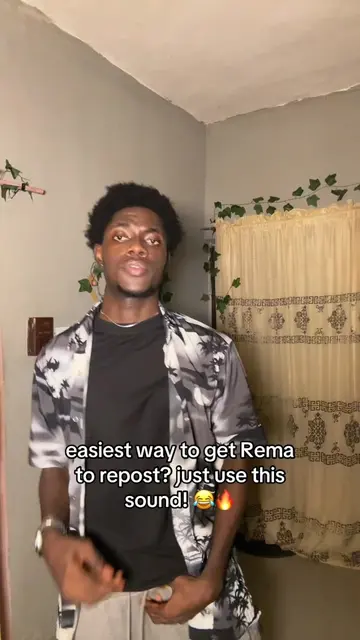 don’t believe me? 😂 check his last repost 🌚 #rema #stareguy 