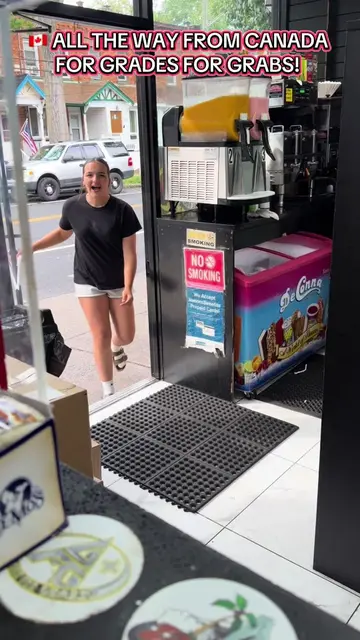 She came all the way from Canada, and she’s doing amazing in school! But what I 