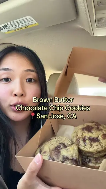 Brown butter chocolate chip cookies from @Londons bake shop so yummy! Freshly ma