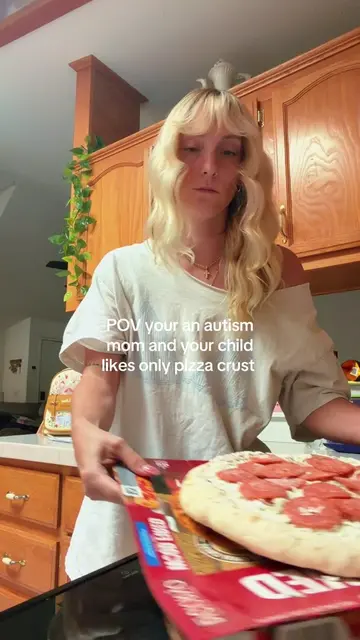 If she sees any sauce or cheese she will not eat it😅😂 #autismmom #relatable #p