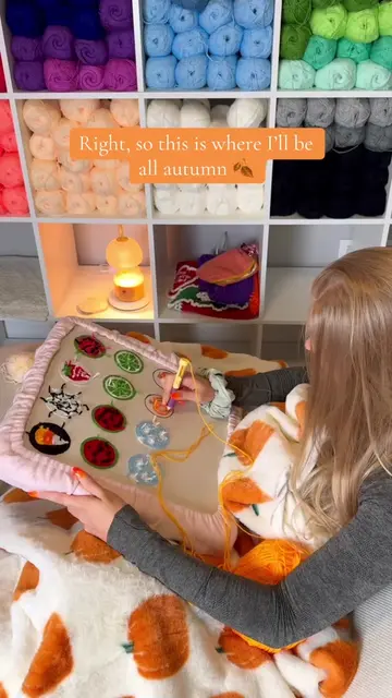 Not moving from this location or craft 🧶 #punchneedle #SmallBusiness #craftkit 