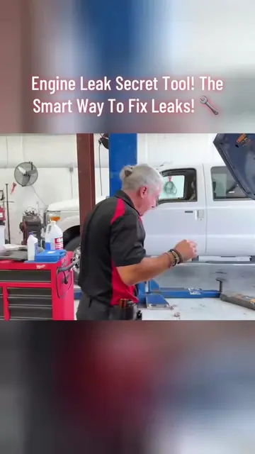 Engine Leak Secret Tool! The Smart Way To Fix Leaks! 🔧 #mechanic #carrepair #oi