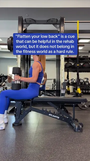 Somewhere along the way, “flatten your low back” became a universal fitness cue.