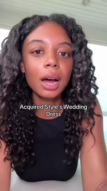 my thoughts on the Acquired Style wedding dress situation #acquiredstyle #weddin