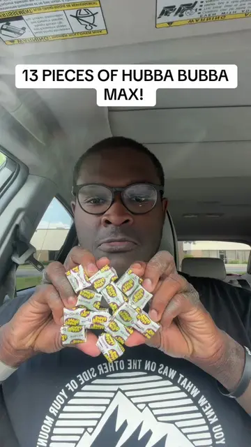 13 PIECES OF HUBBA BUBBA MAX! #hubbabubbamax #hubbabubba #chewinggum #challenge 