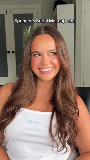 @spencer barbosa bridal makeup trial! Beachy, glowy and bronzed is the vibe! Doe