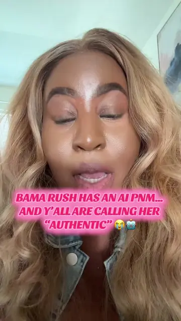 Bama Rush has officially entered the AI era 😭🤖🎀 Y’all are in the comments say