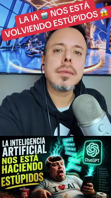 ⚠️ LA INTELIGENCIA ARTIFICIAL NO NOS ESTÁ HACIENDO MÁS INTELIGENTES. PODRÍA ESTA