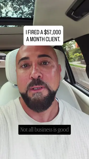 He tried to renegotiate after we hit his numbers. So I fired him. $57k a month. 