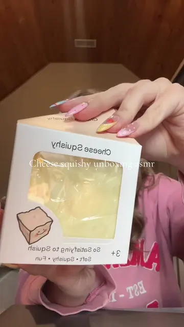 Cheese squishy asmr🧀 #asmr #cheese 