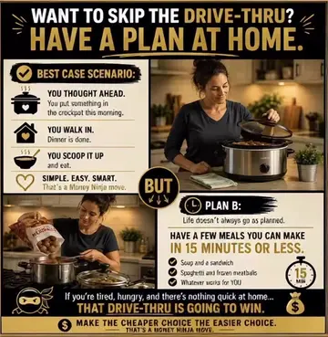 🚗 Skipping the drive-thru is great... but what happens when you get home STARVI