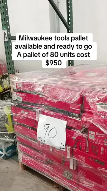 Milwaukee tools pallet are  now available and ready to go. We have shipping and 